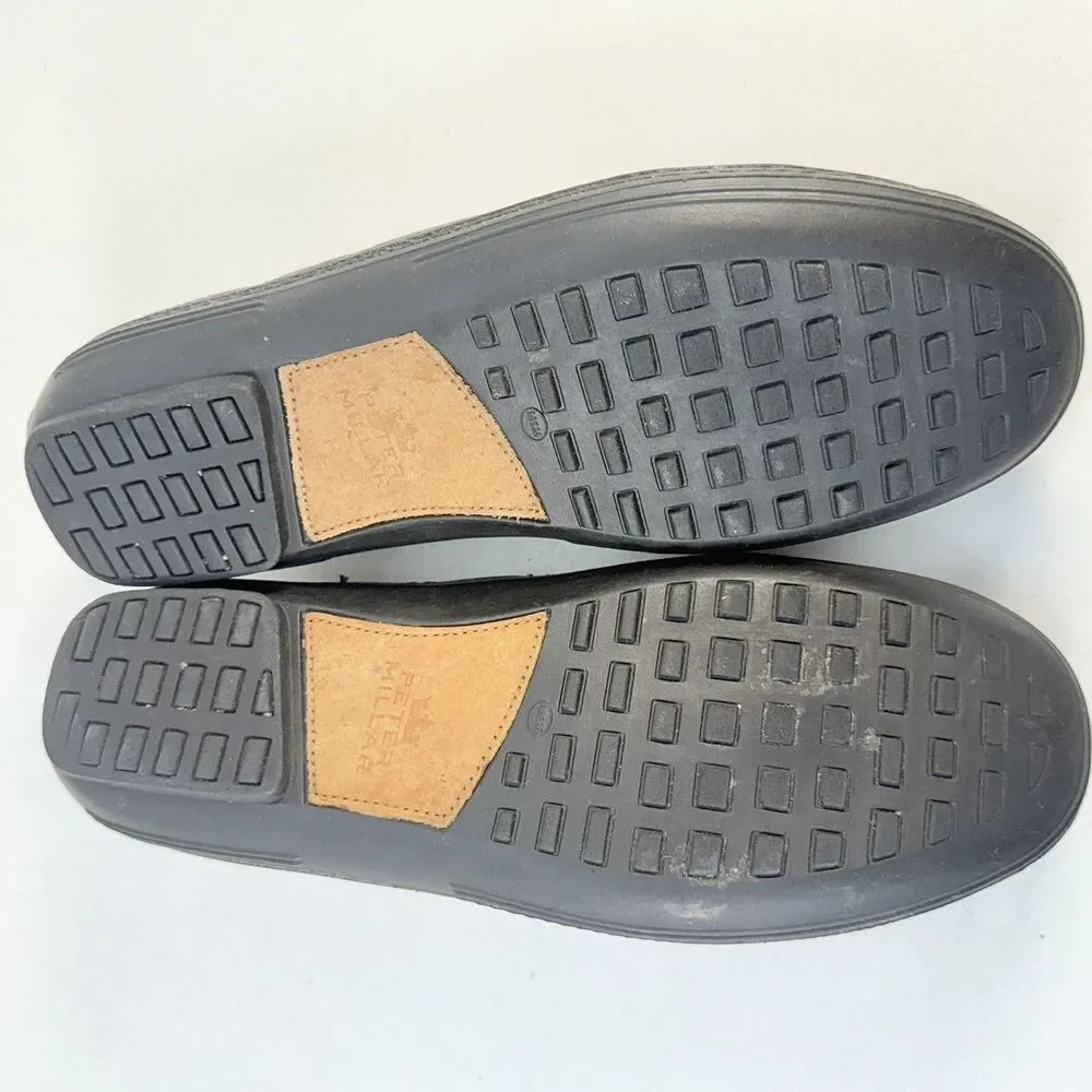 Peter Millar Black Penny Driving Loafers/Moccasins, MC00F36, Brazil, Size 8.5W